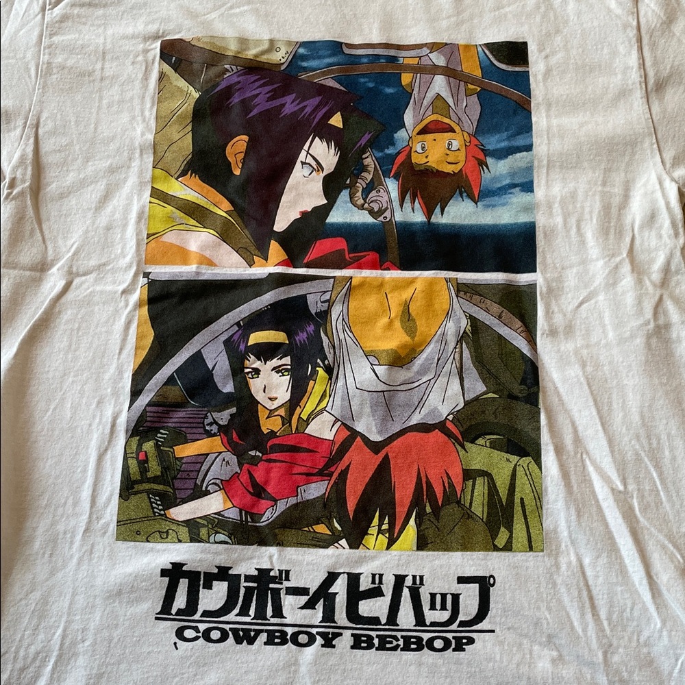 Young Mens’ Cowboy Bebop Graphic T-Shirt - Picture 2 of 4